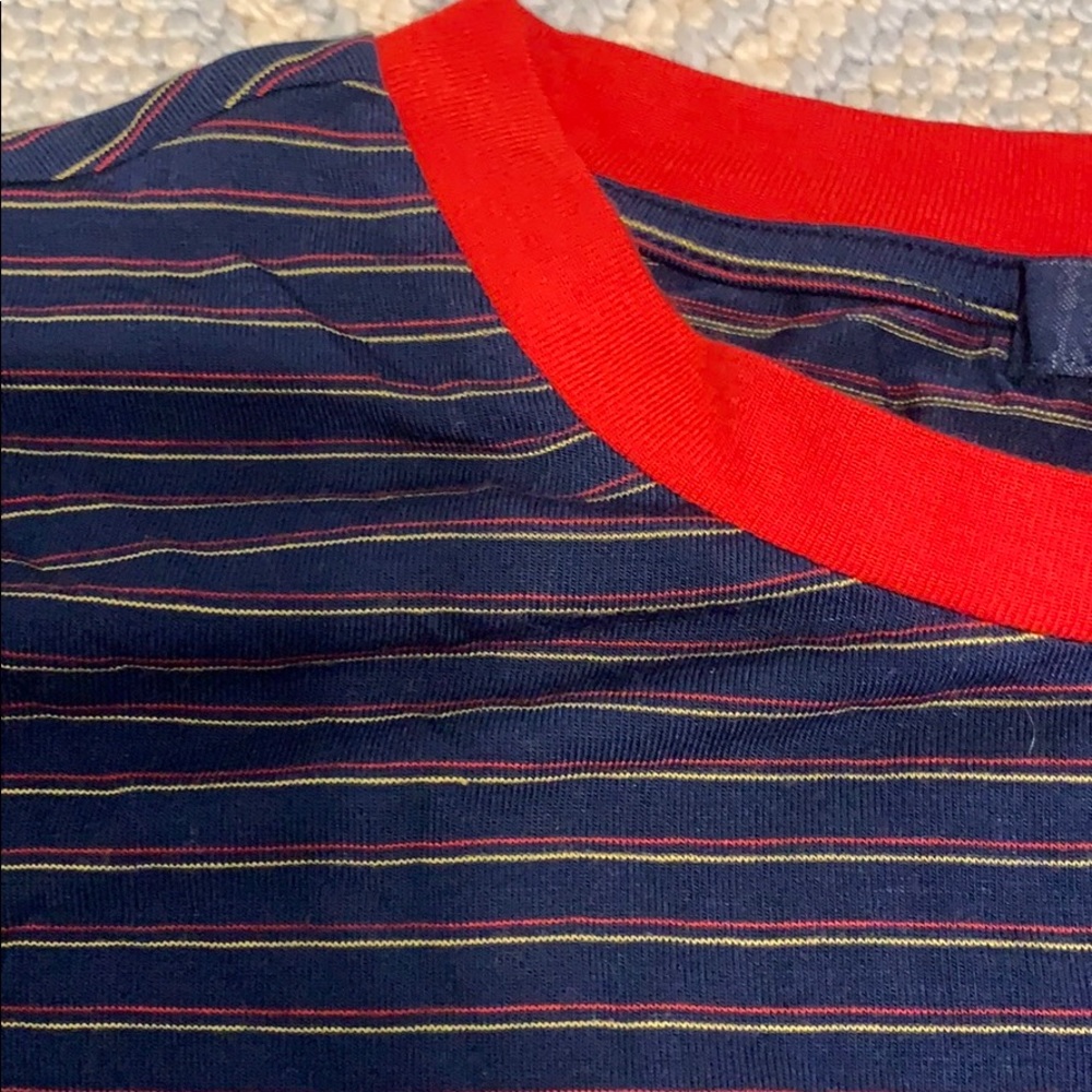 Soft navy striped tee - Picture 3 of 4